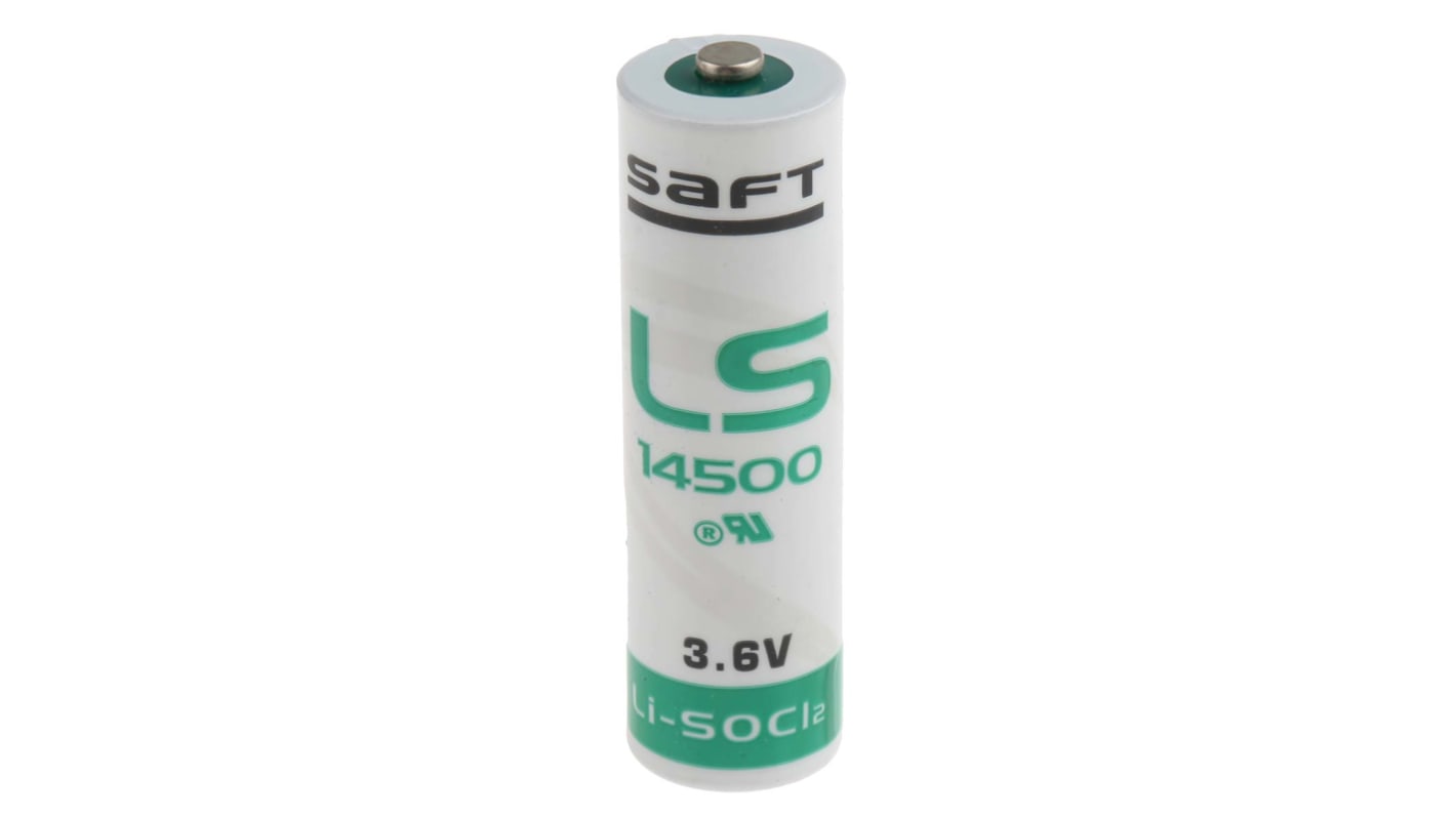 Saft Lithium Thionyl Chloride AA Battery 3.6V