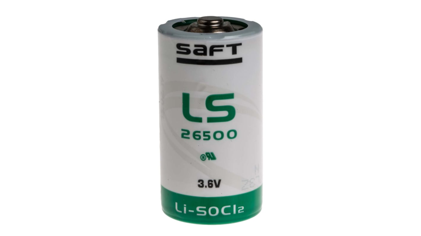 今だけの限定セール SAFT 単2形電池 リチウム塩化チオニルバッテリ ,公称電圧3.6V 電池