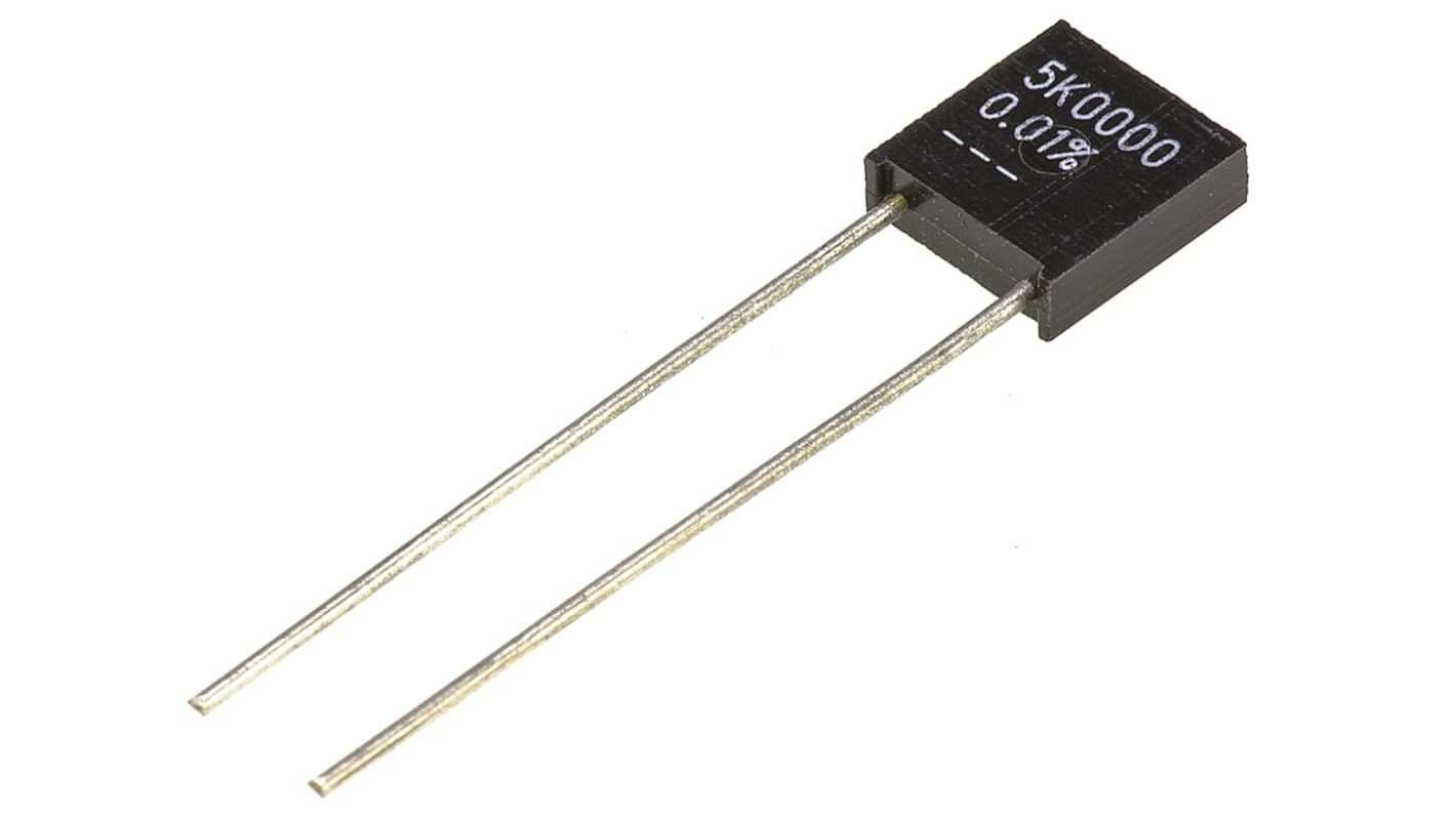 Vishay 金属箔电阻, 5kΩ, 0.5W, ±0.01%容差, ±2ppm/°C, RCK系列