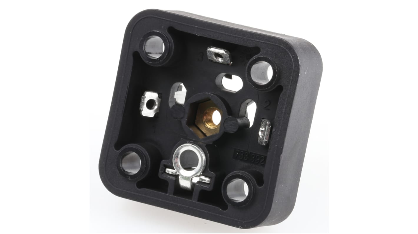 Connettore per valvole a solenoide Hirschmann DIN 43650 A, Maschio, 3P+E, 400 V c.a./c.c.