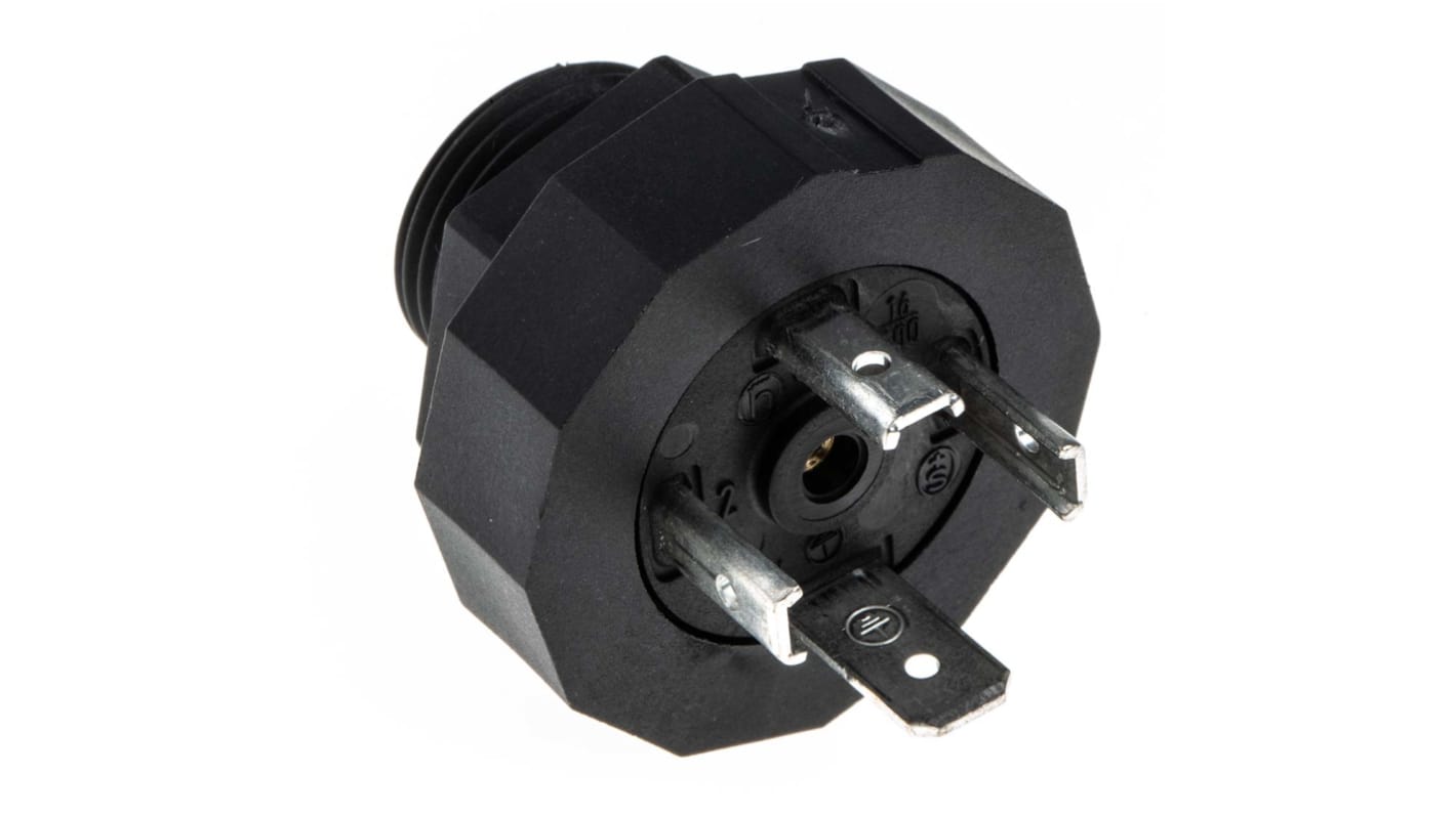 Connettore per valvole a solenoide Hirschmann DIN 43650 A, Maschio, 3P+E, 400 V
