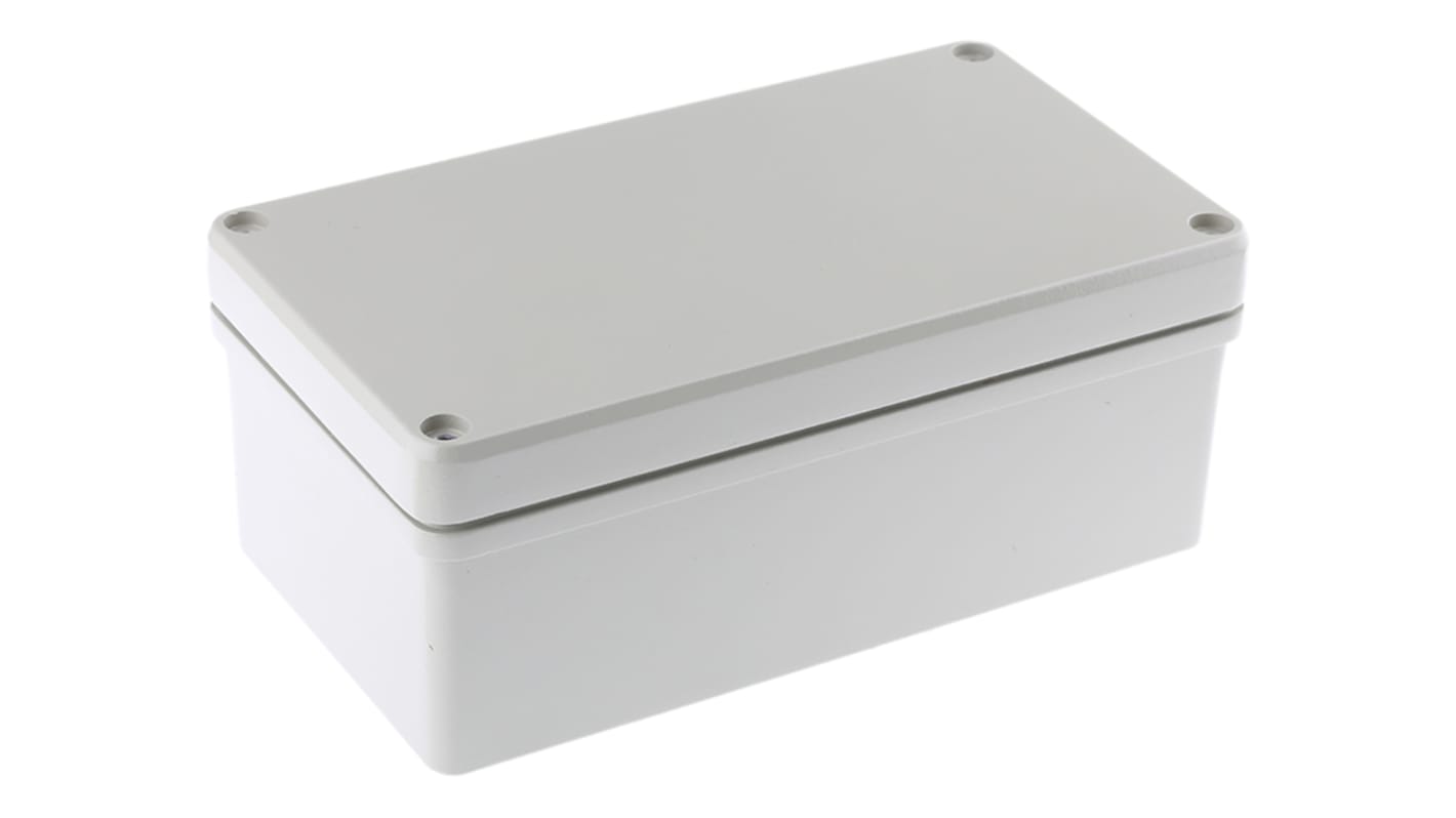 ROLEC Conform Series Grey Die Cast Aluminium Enclosure, IP66, IP67, Grey Lid, 225.5 x 125.5 x 90mm