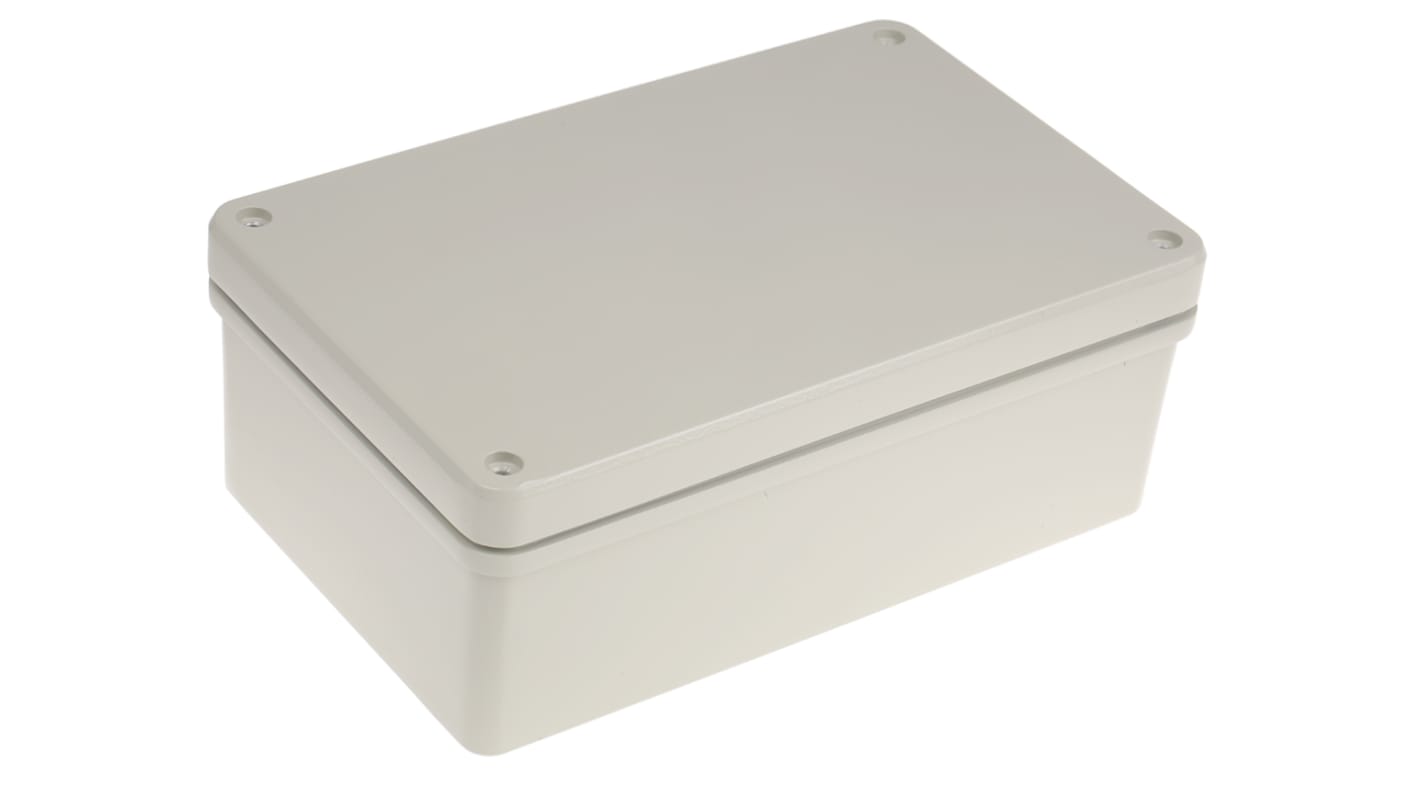 ROLEC Conform Series Grey Die Cast Aluminium Enclosure, IP66, IP67, Grey Lid, 266 x 166 x 100mm