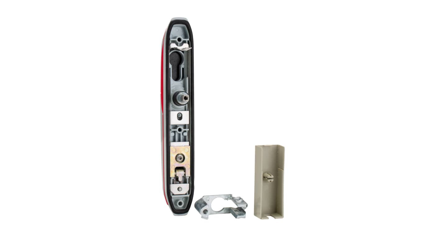 Rittal Grey Die Cast Zinc Locking Handle, Flush Face