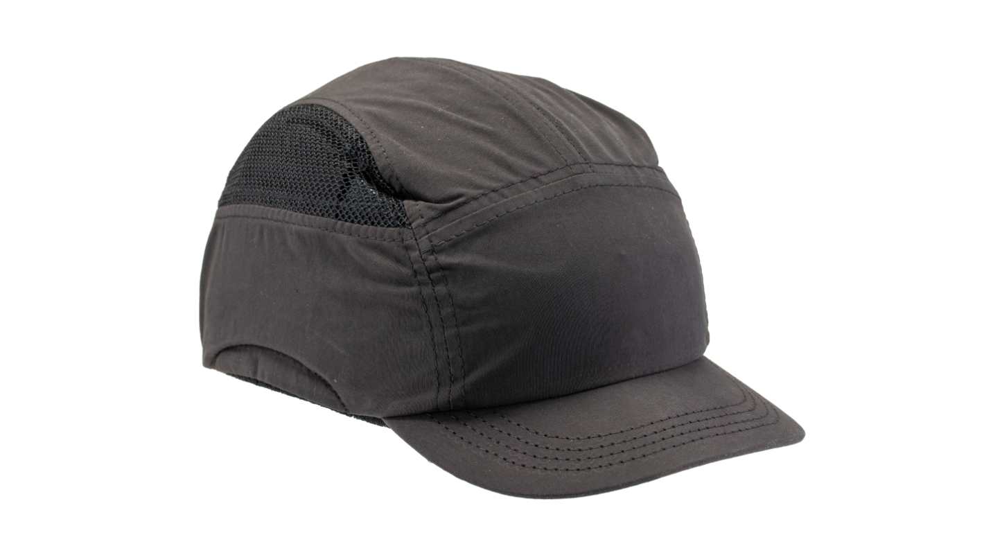 3M Black Short Peaked Bump Cap, ABS Protective Material