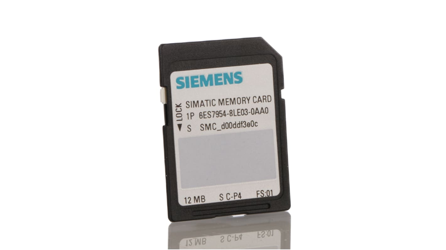 Siemens Memory Card for Use with S7-1X00 CPU/SINAMICS