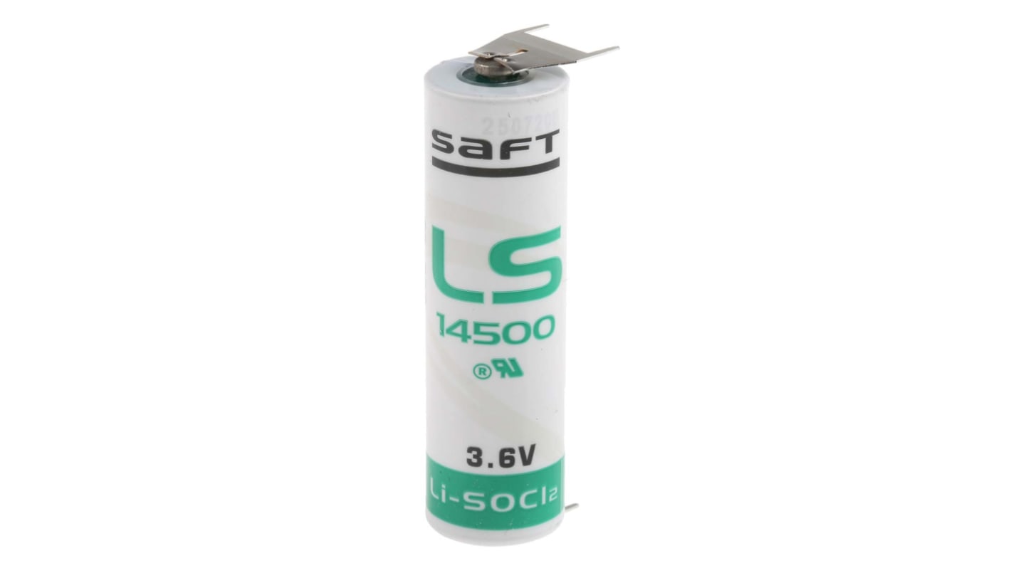 Ls145003pf saft lithium thionyl chloride aa battery 3 6v rs