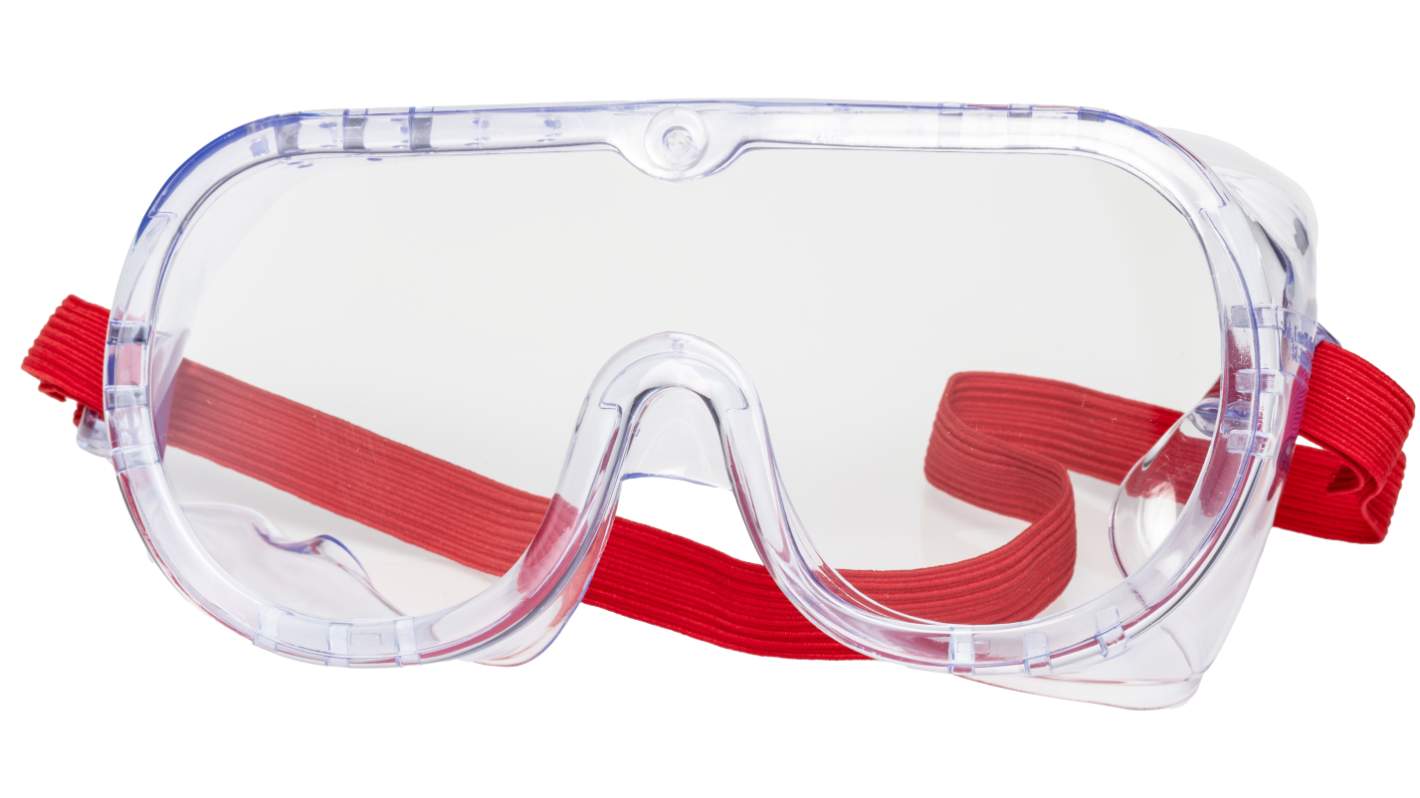 3M 4700 Safety Goggles, Clear PC Lens, Vented