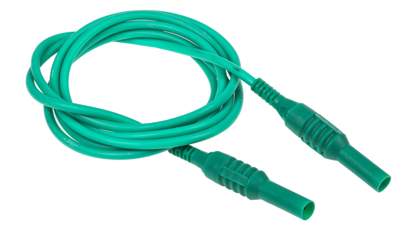 RS PRO 4mm插头测试线, 1.5m线长, 10A, CAT III 1000V