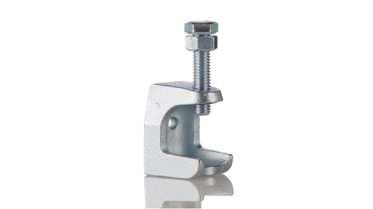 RS PRO Beam Clamp M6, maximum load 60kg, 18mm