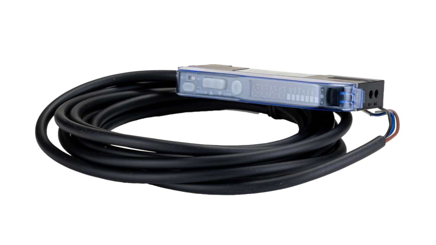RS PRO Plastic Fibre Optic Sensor 0.01 mm, NPN Output IO-Link, 1.44 W, IP54, 24 V dc
