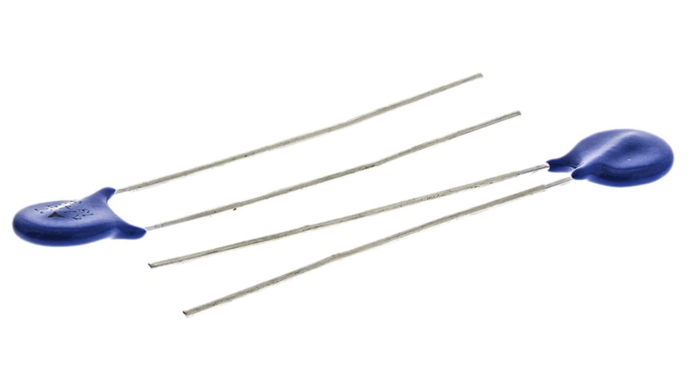 EPCOS, Standard Metal Oxide Varistor 2.3nF 2.5A, Clamping 43V, Varistor 22V