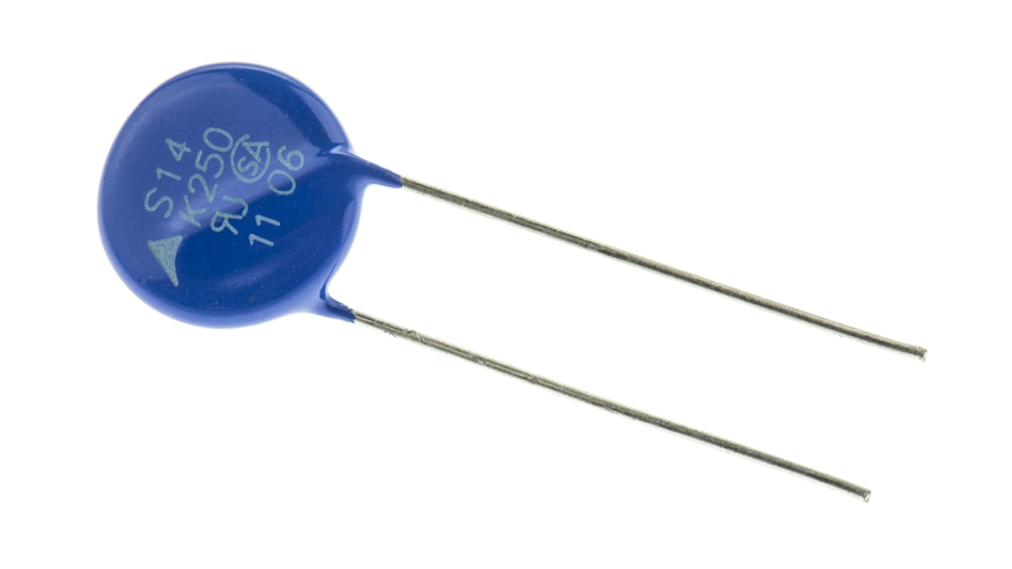 EPCOS, Standard Metal Oxide Varistor 490pF 50A, Clamping 650V, Varistor 390V