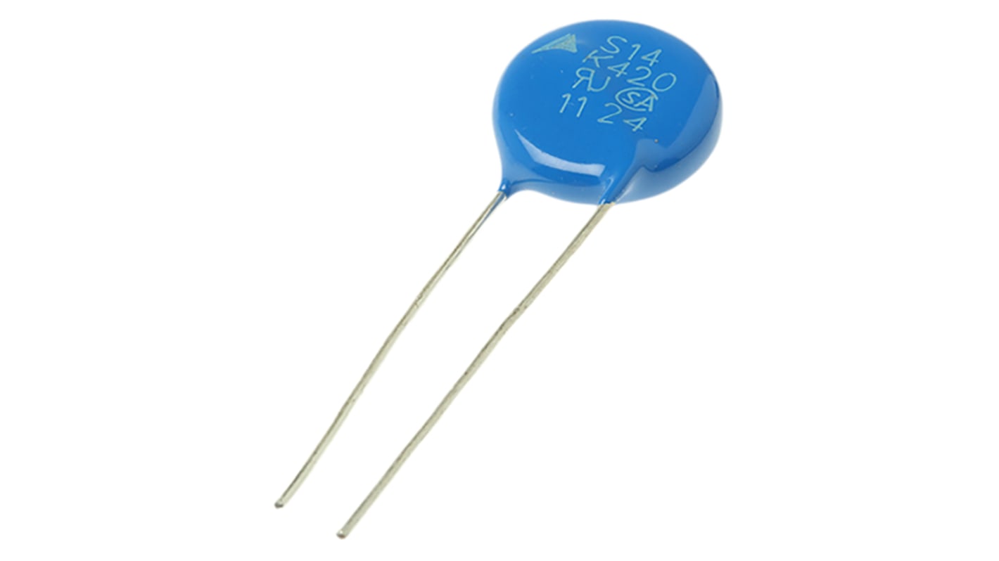 EPCOS, Standard Metal Oxide Varistor 290pF 50A, Clamping 1120V, Varistor 680V