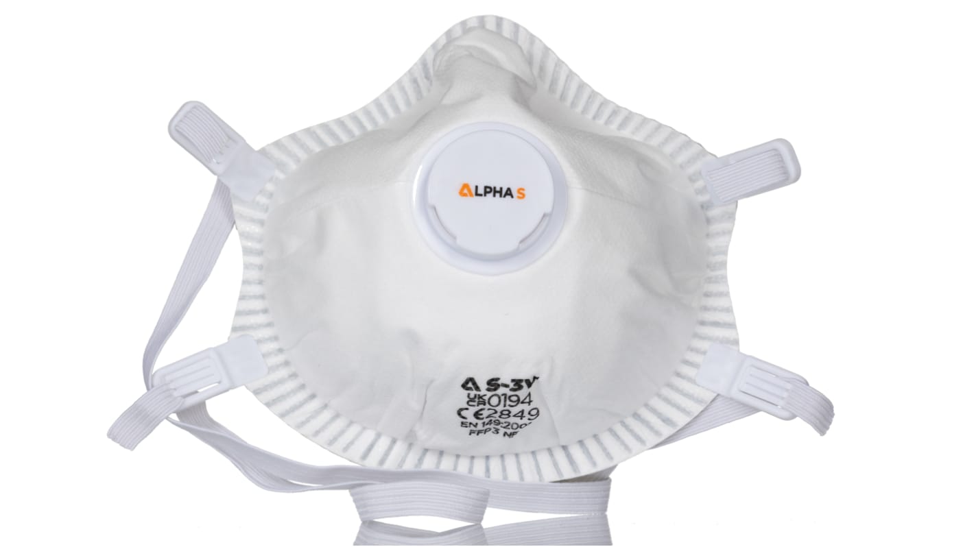 Alpha Solway S-V3 Series Face Mask, FFP3, Valved