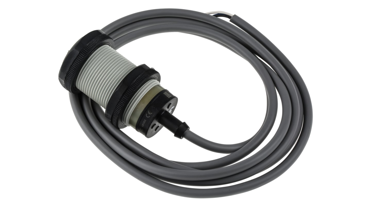 Rs-Online Sensore fotoelettrico Cilindrico RS PRO a riflessione diffusa rilevamento 1 m uscita PNP NO+NC