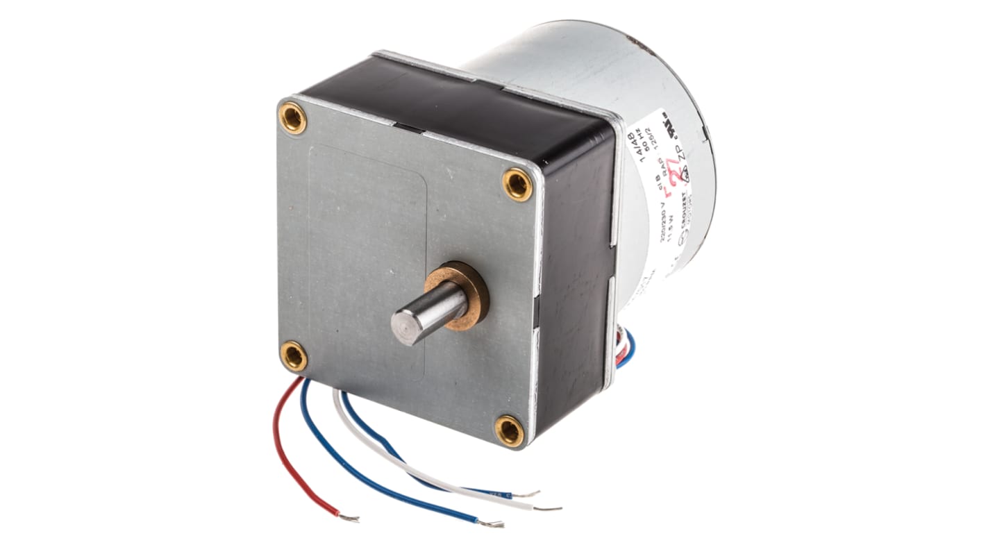 Crouzet Reversible Synchronous Geared AC Geared Motor, 7.2 W, 230 → 240 V