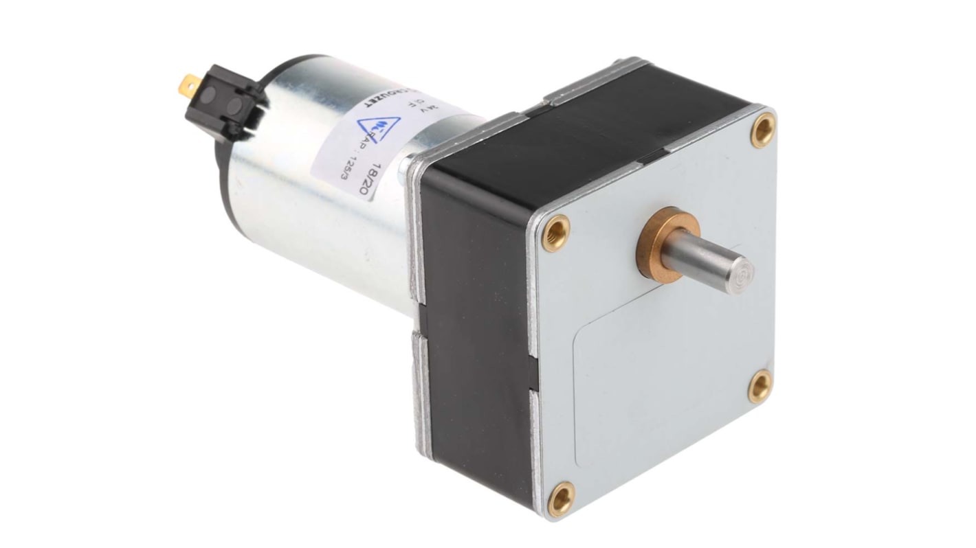 Crouzet Brushed Geared DC Geared Motor, 15.6 W, 24 V dc, 5 Nm, 62 rpm, 8mm Shaft Diameter