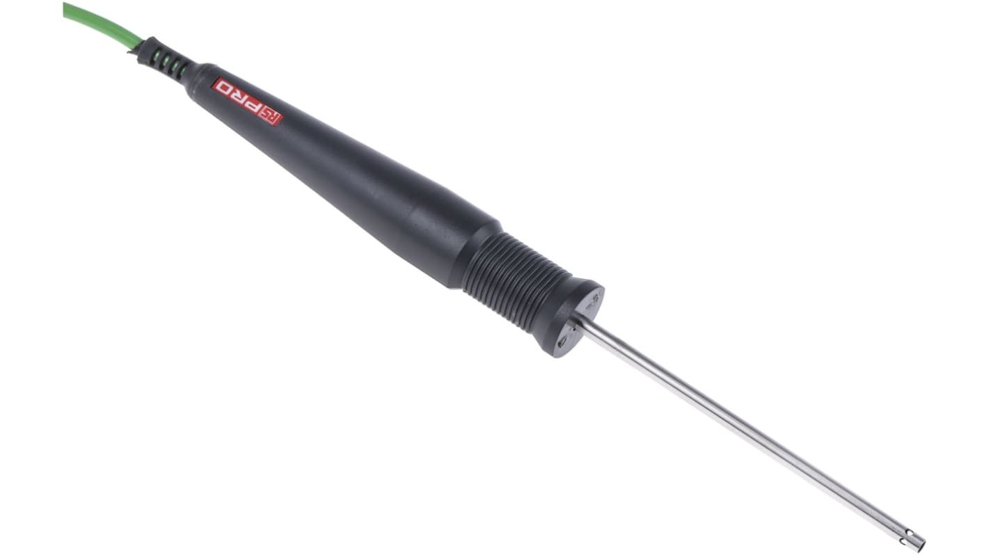 RS PRO K Perforated Air Temperature Probe, 110mm Length, 4mm Diameter, 750 °C Max