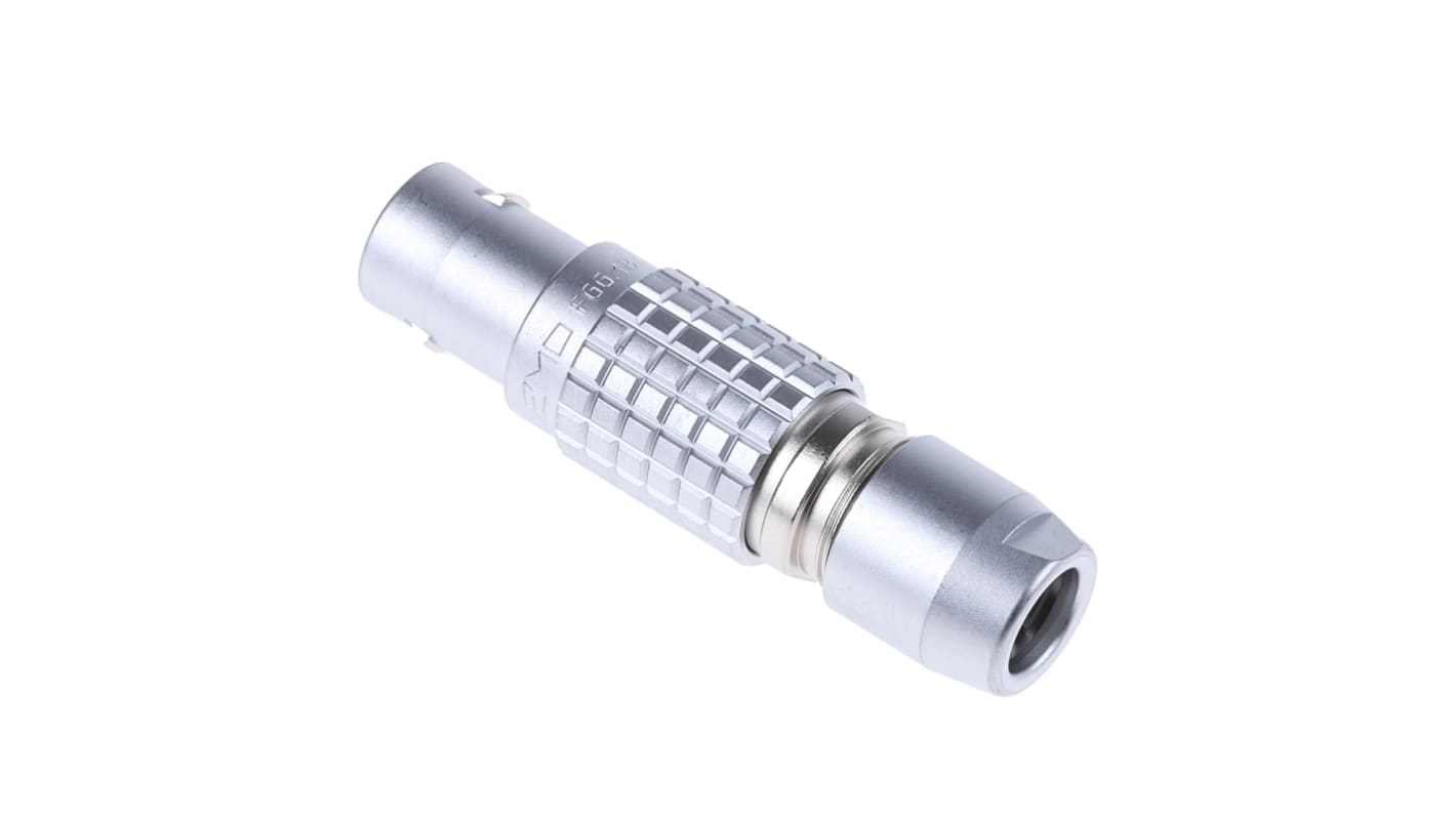 Lemo Circular Connector, 7 Contacts, Cable Mount, Plug, Male, IP50, 1B Series