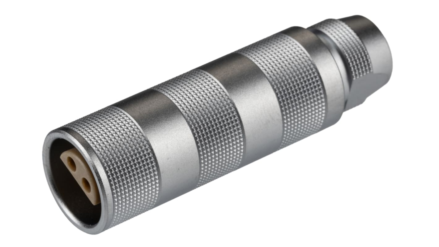 LEMO Circular Connector, 5 Contacts, Cable Mount, Socket, Female, IP50, 0B Series