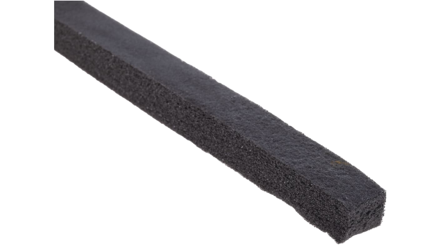 RS PRO Black Foam Tape, 12mm x 10m, 10mm Thick