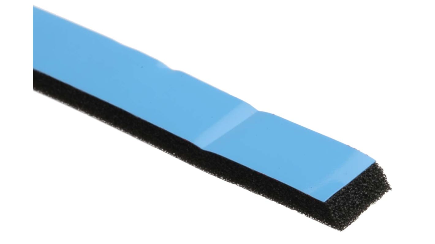 RS PRO Schaumstoff Klebeband doppelseitig, Schwarz, Stärke 3.20mm, 9.0mm x 31.0m