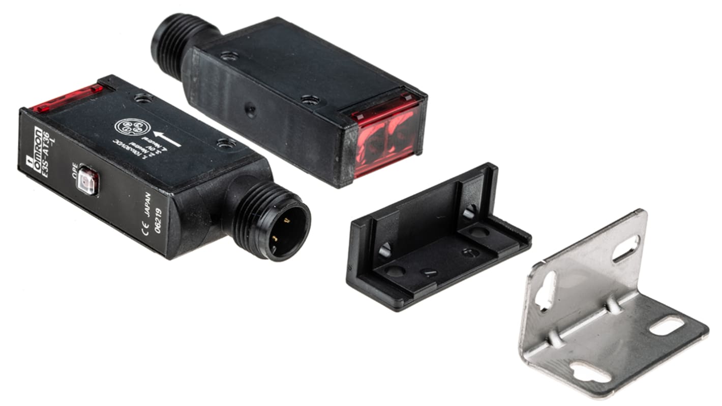 Rs-Online Sensore fotoelettrico Rettangolare Omron a fascio diretto rilevamento 7 m uscita PNP