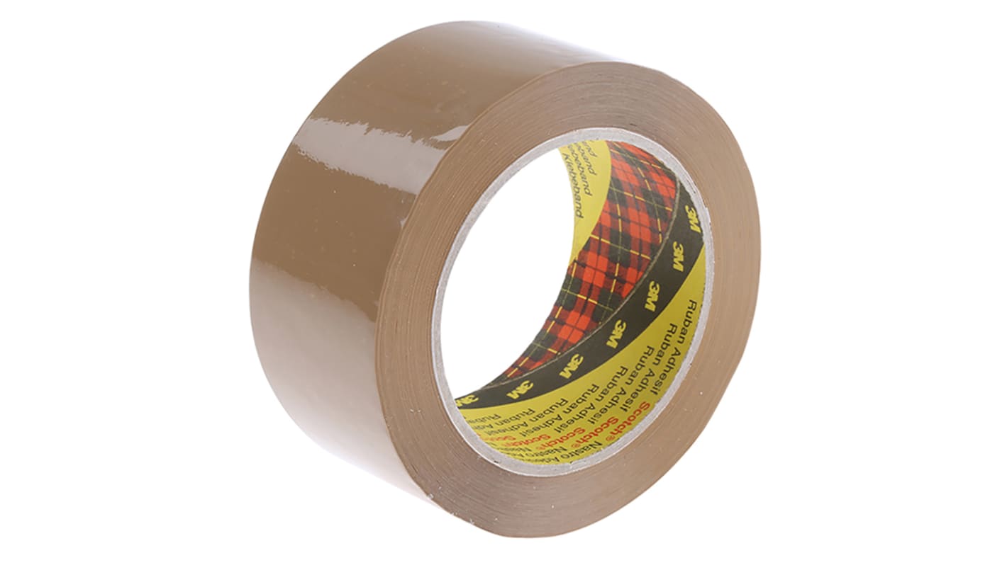 3M Scotch SCOTCH 371 Brown Packing Tape, 100m x 50mm