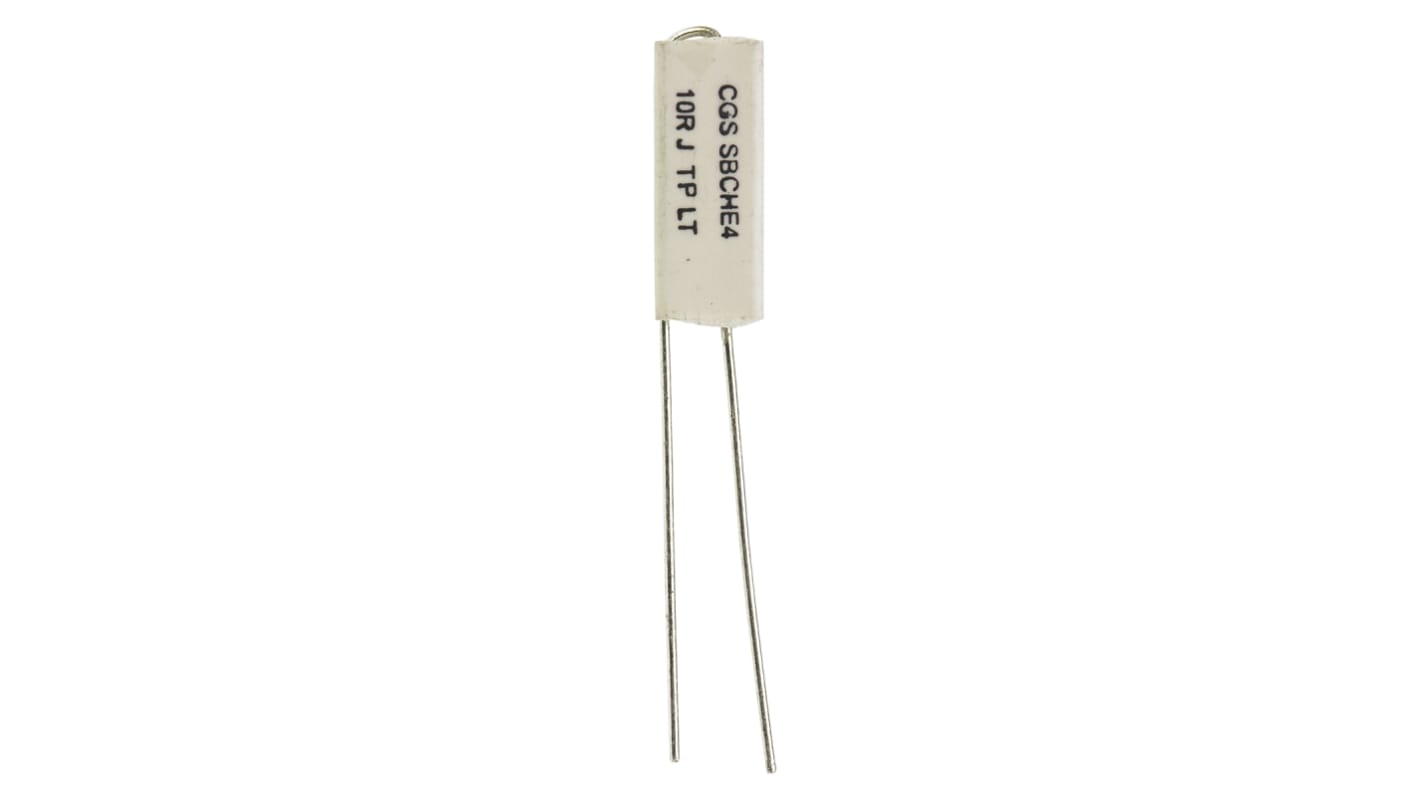 TE Connectivity 10Ω Wire Wound Resistor 4W ±5% SBCHE410RJ