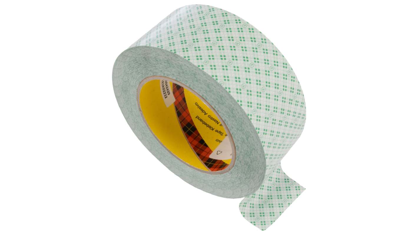 3M 465 Clear Transfer Tape, 0.09mm Thick, Aluminium Foil Backing, 50mm x 55m