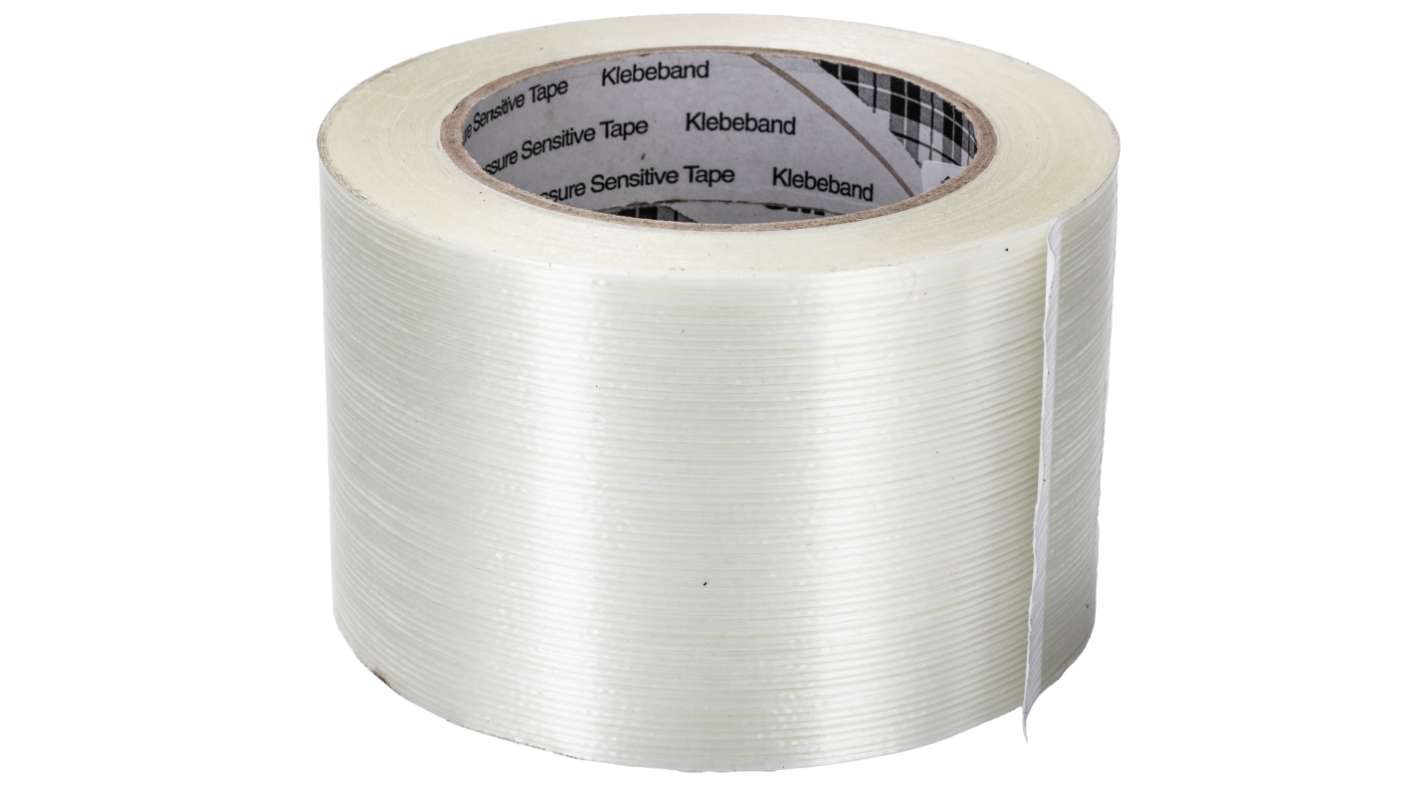 Nastro telato Trasparente in BOPP, Fibra di vetro 3M 8953, 75mm x 50m x 0.1mm