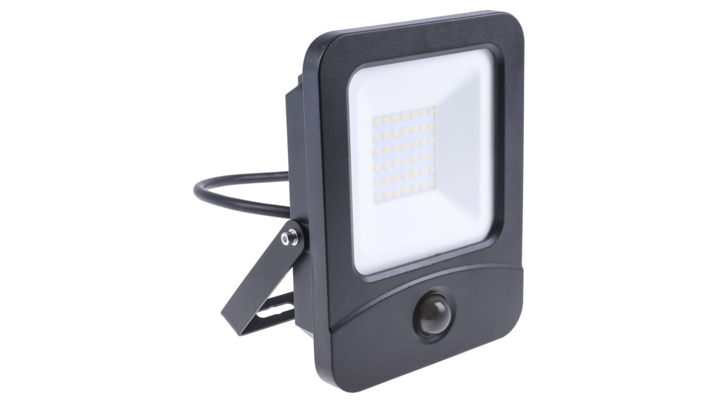 PowerLED Flex-PIR Floodlight, 30 W, 3000 lm, IP65 PIR, 175 → 265 V ac