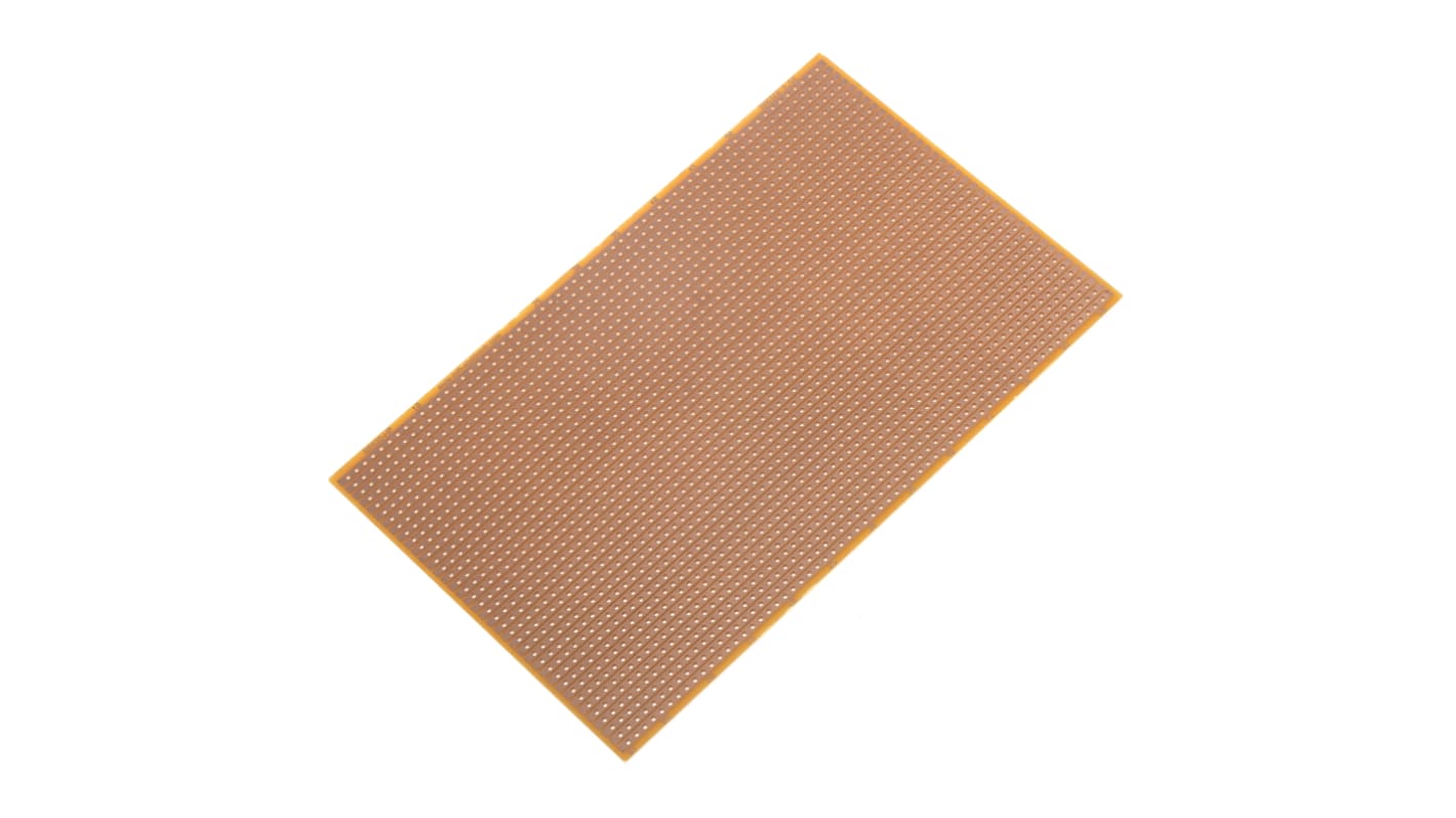 RE520-HP, Single-Sided Stripboard FR-2 100 x 160 x 1.5mm FR2