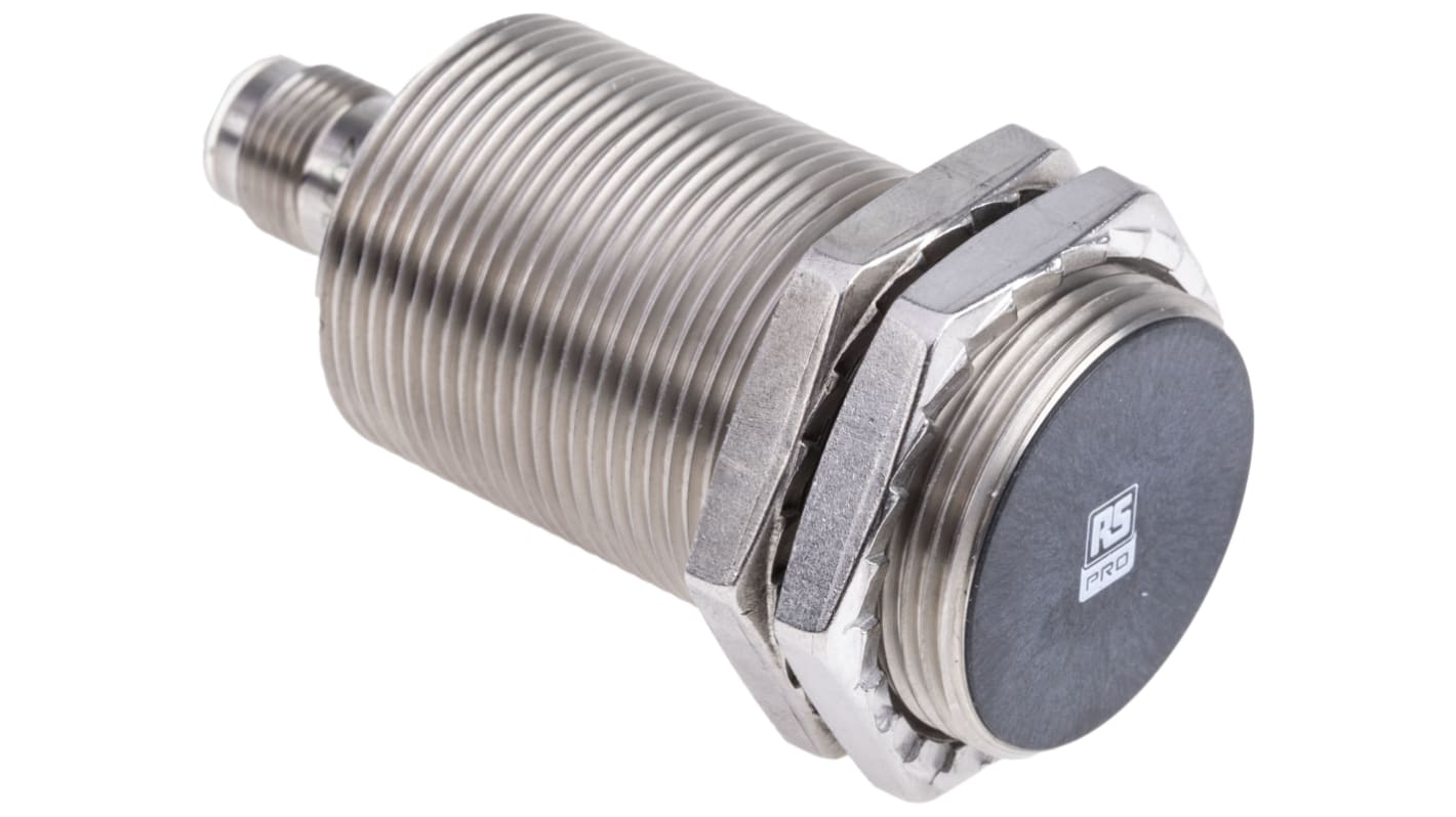 Rs-Online Sensore di prossimità Cilindro filettato RS PRO M30 rilevamento 15 mm 10 → 30 V c.c