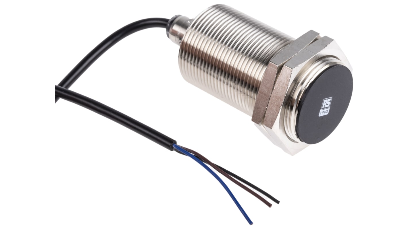 Rs-Online Sensore di prossimità Cilindro filettato RS PRO M30 rilevamento 10 mm 10 → 30 V c.c