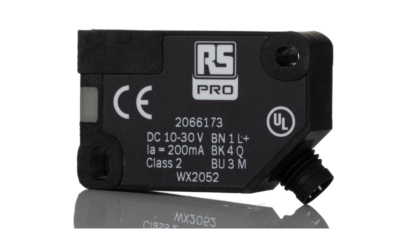 RS PRO Näherungssensor Induktiv, Rechteckig 4 mm PNP 10 → 30 V dc, IP68