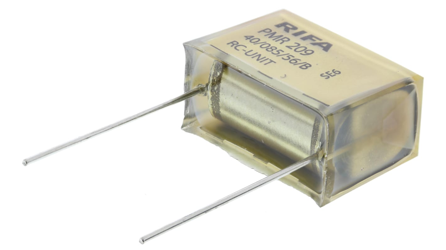 KEMET RC Capacitor 470nF 47Ω Tolerance ±20% 250 V ac, 630 V dc 1-way Through Hole PMR209 Series