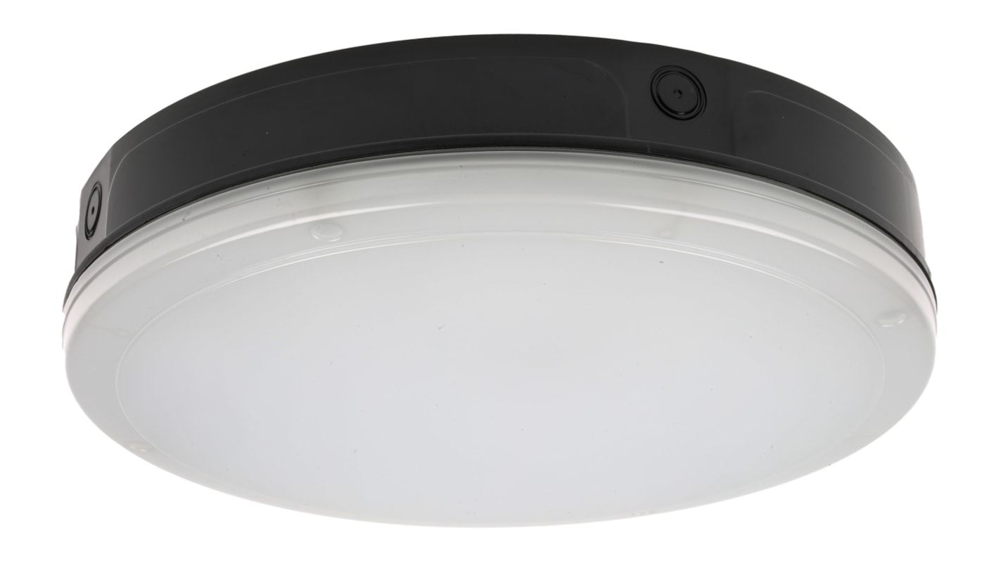 LEDVANCE Round LED Bulkhead Light, 12.4 W, 240 V ac, IP65