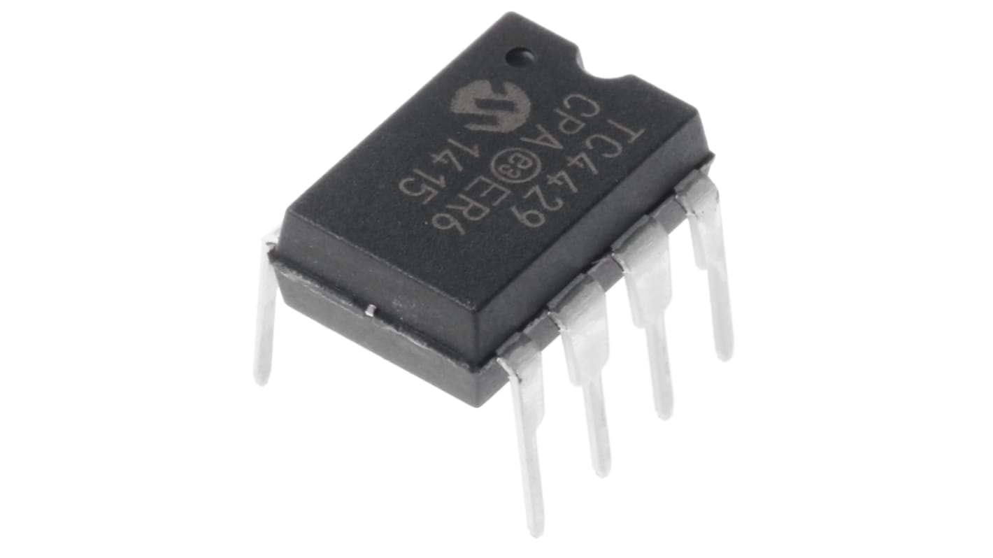 Microchip 8引脚MOSFET驱动器, 18V电源, PDIP封装
