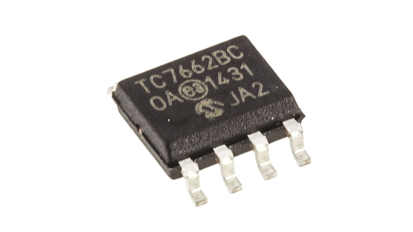 Convertidor dc-dc TC7662BCOA, Inversión, 20mA, 35 kHz, SOIC, 8 pines