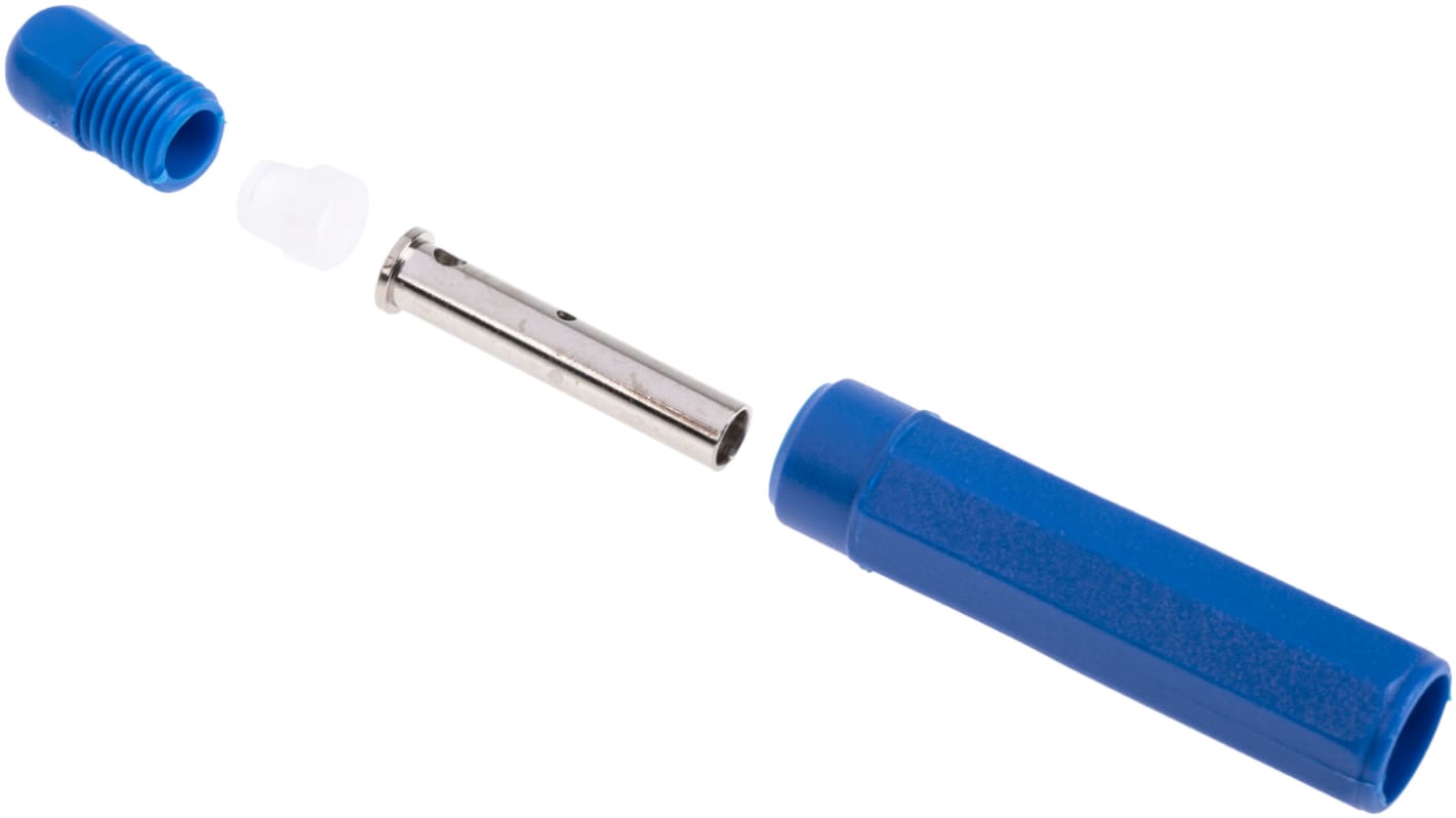RS PRO 4 mm Bananenbuchse Blau, 1000V / 20A, Lötanschluss
