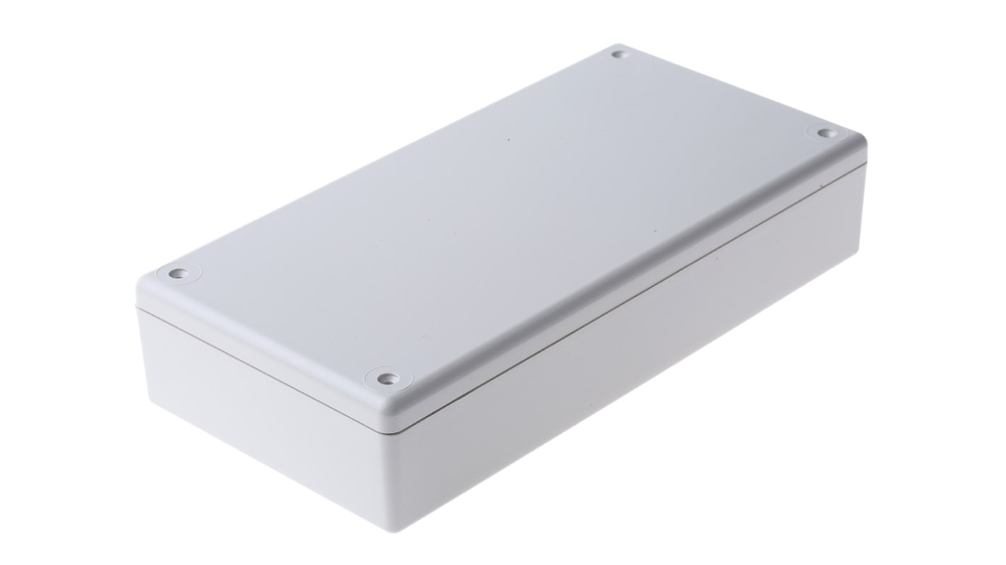 Hammond 1599 Series Grey ABS Handheld Enclosure, , IP54, 220 x 110 x 44.8mm