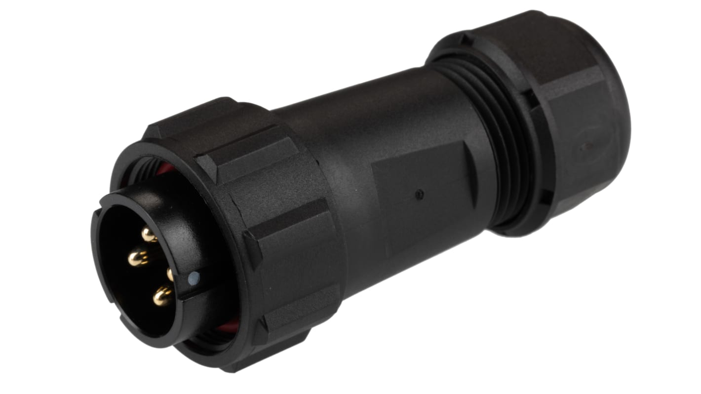 RS PRO Circular Connector, 4 Contacts, Cable Mount, Plug, Male, IP68