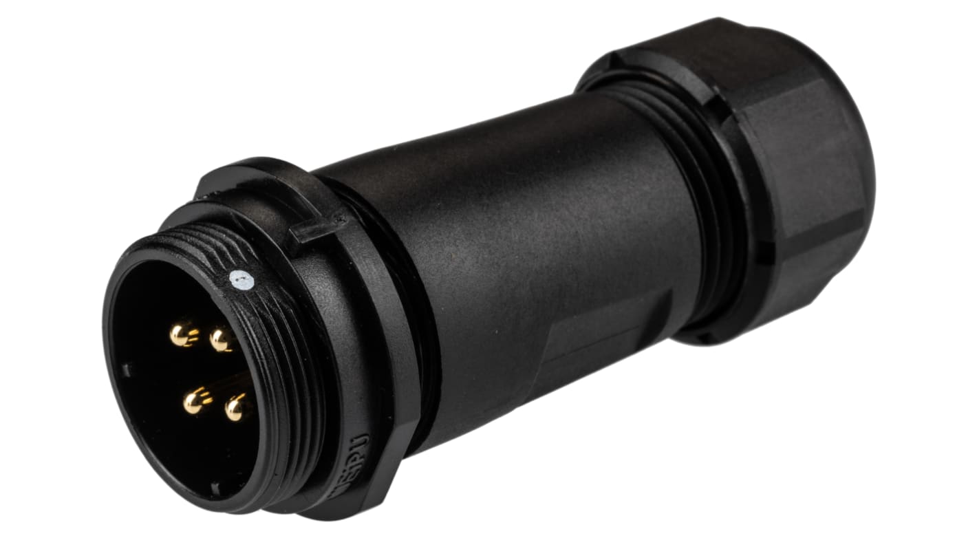 RS PRO Circular Connector, 4 Contacts, Cable Mount, Socket, Male, IP68