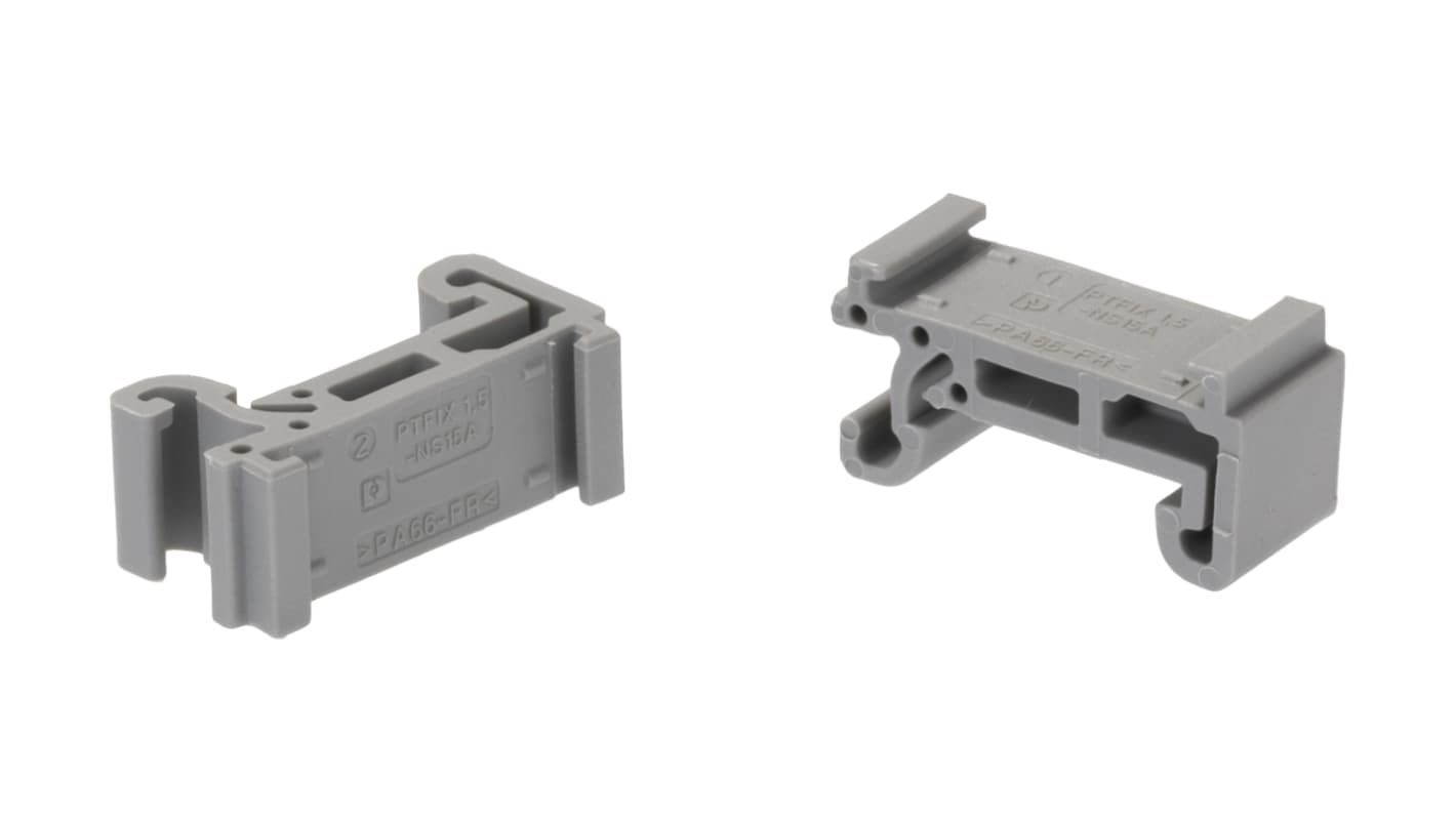 Phoenix Contact 5-NS15A, PTFIX 1 Series DIN Rail Adapter for Use with Automotive Connector
