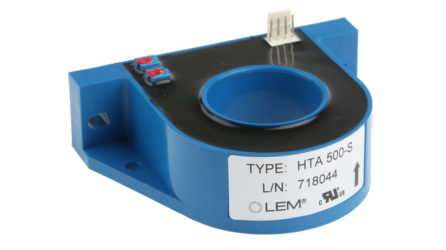 Przekładnik prądowy prąd wej 500A LEM otwór 32mm Pętla otwarta