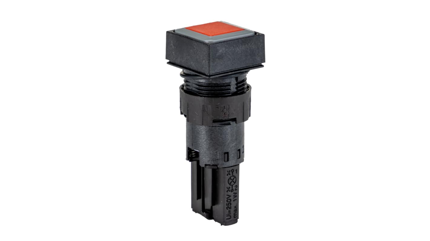 Eaton RMQ16 Series Red Momentary Push Button, 16mm Cutout, IP65