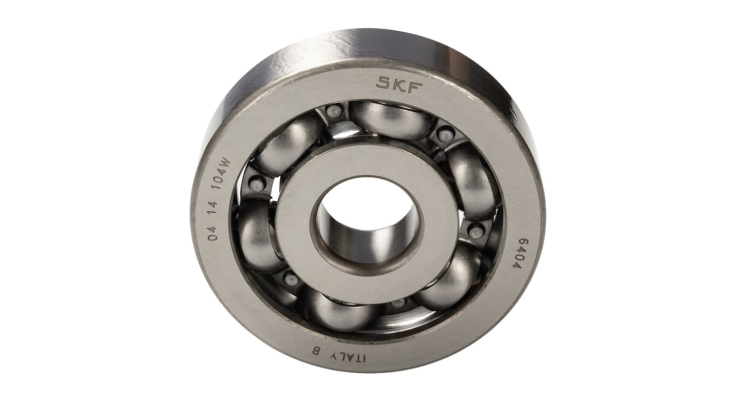 SKF 6404 Single Row Deep Groove Ball Bearing- Open Type 20mm I.D, 72mm O.D