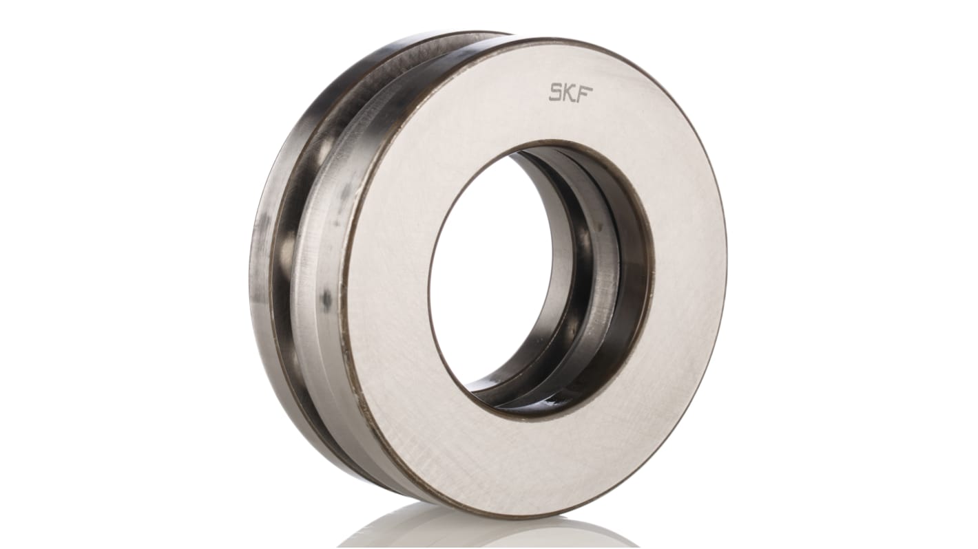 Cuscinetto a sfera Cuscinetti a sfere reggispinta SKF in Acciaio, Ø int. 60mm, Ø est. 85mm, Largh. guida 17mm